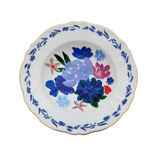 Bitossi Home Dipinto Piatto fondo Bouquet