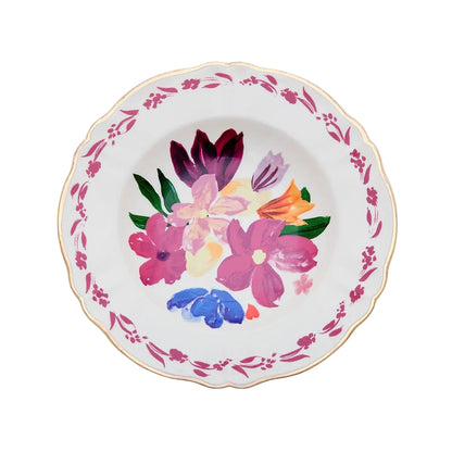 Bitossi Home Dipinto Piatto fondo Bouquet
