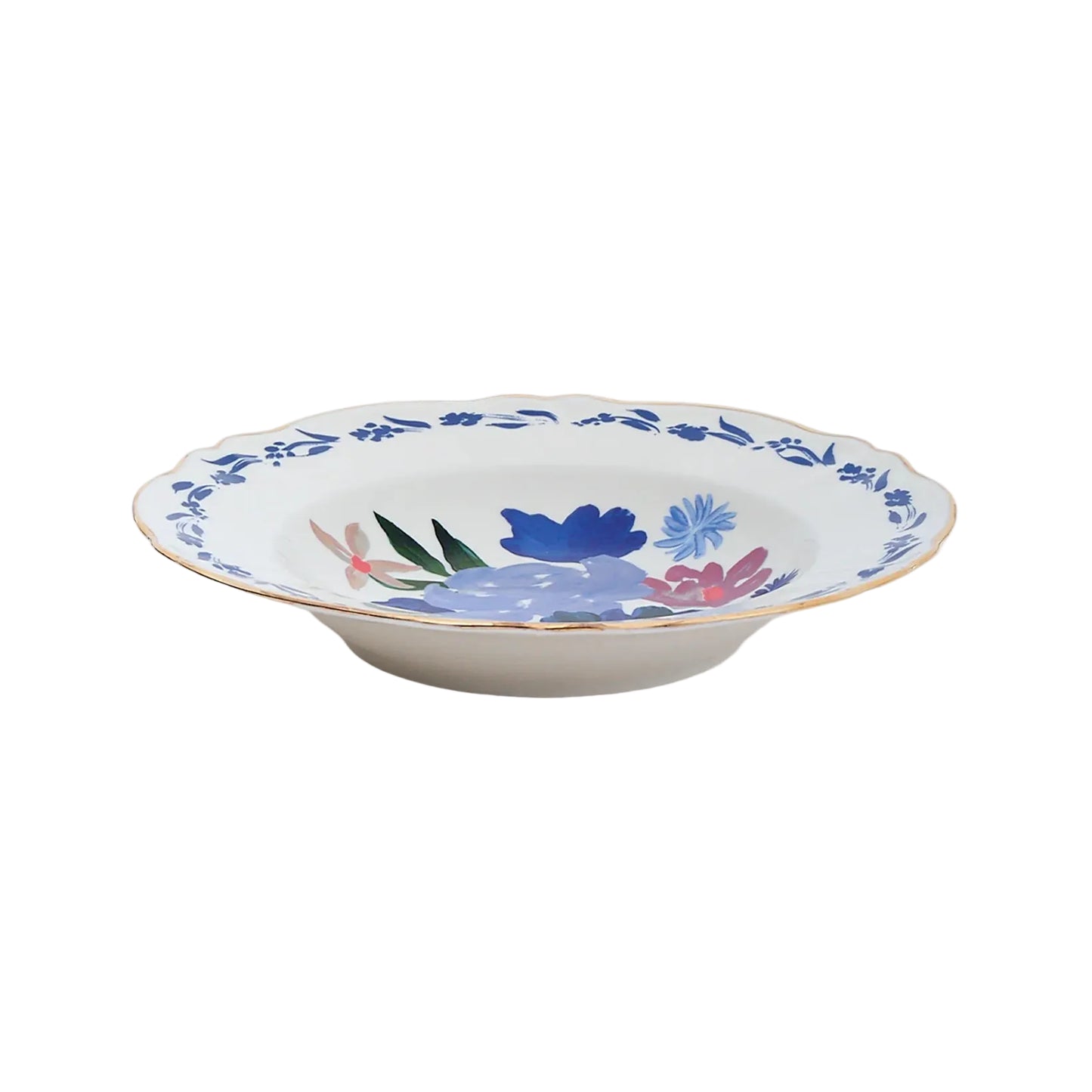 Bitossi Home Dipinto Piatto fondo Bouquet