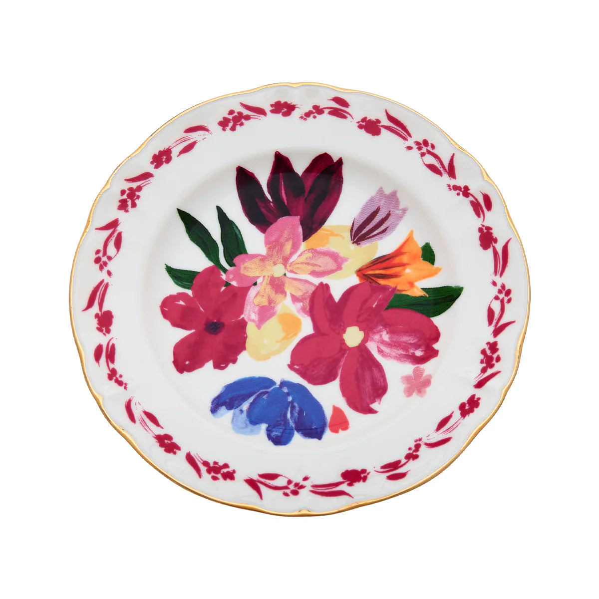 piatto frutta Bitossi Home rosso