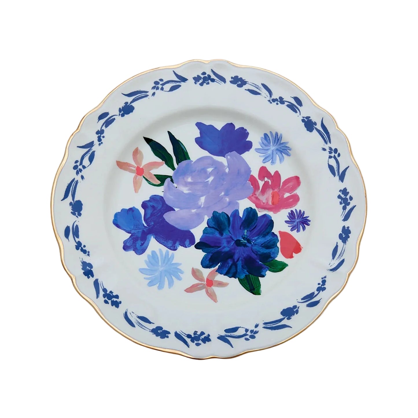 piatto piano Bitossi Home blu