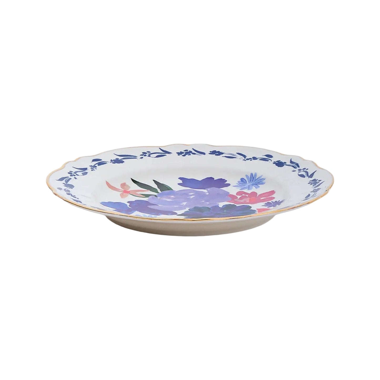 Bitossi Home Dipinto Piatto piano Bouquet