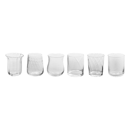 Tumbler Diseguale Bitossi Home in vetro soffiato trasparente
