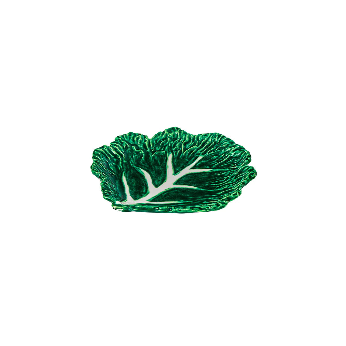 Dettaglio piattino Bitossi Home Bietola in ceramica dipinta a mano