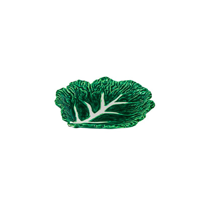 Dettaglio piattino Bitossi Home Bietola in ceramica dipinta a mano