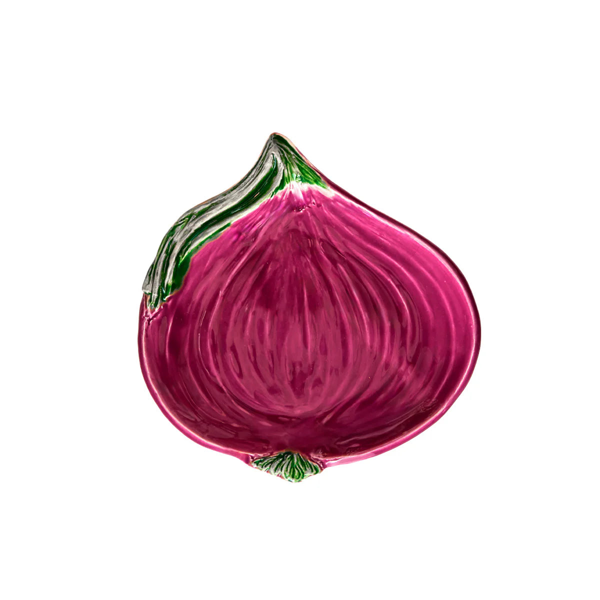 Piatto decorativo Bitossi Home a forma di cipolla per dolci e antipasti