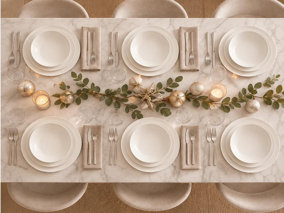Bitossi Home Minimal – Servizio piatti 18 pezzi per 6 persone Bone China