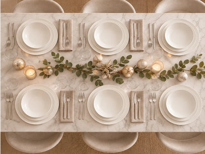 Bitossi Home Minimal – Servizio piatti 18 pezzi per 6 persone Bone China