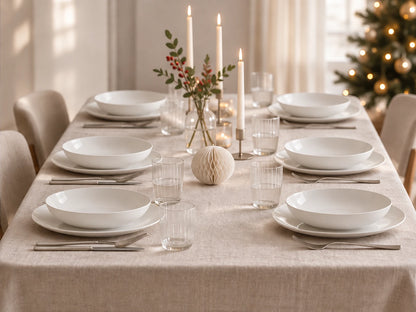 Bitossi Home Minimal – Servizio piatti 18 pezzi per 6 persone Bone China