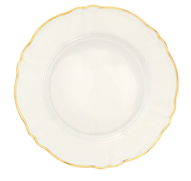 Bitossi Home Parisienne Piatto portata tondo Bordo Oro