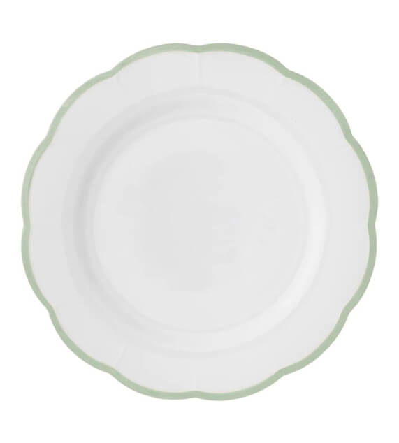 Bitossi Home Petalo Piatto portata bordo smerlato Verde