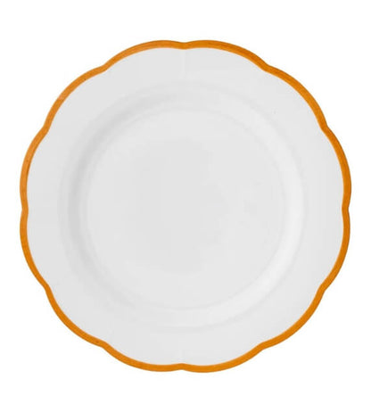 Bitossi Home Petalo Piatto portata bordo smerlato Ocra