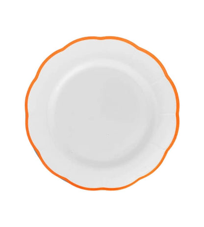 Bitossi Home Petalo Set 6 pz Piatto Frutta bordo smerlato Ruggine