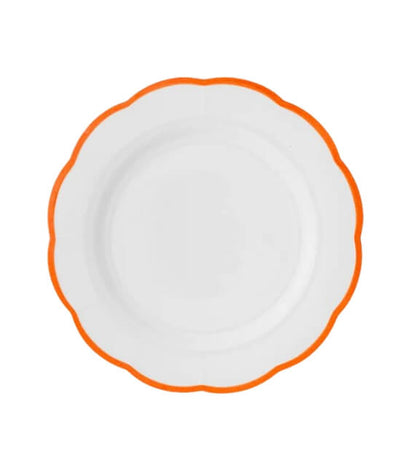 Bitossi Home Petalo Set 6 pz Piatto piano bordo smerlato Ruggine