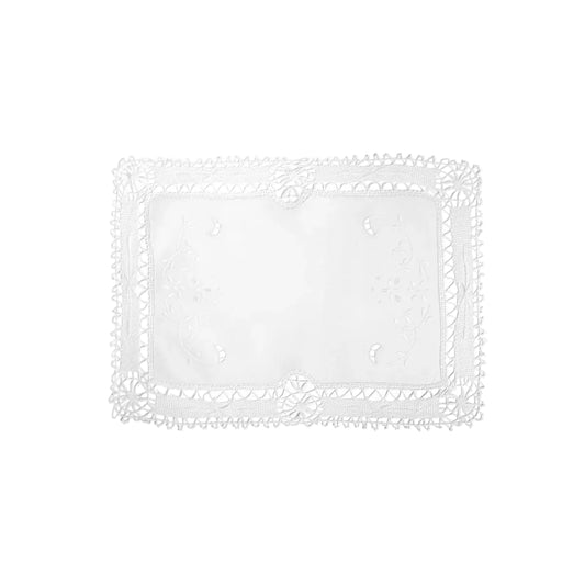 tovaglietta rettangolare bordo pizzo Bitossi Home