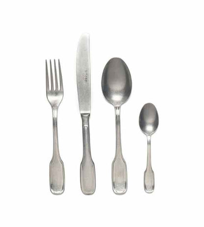 Servizio posate Bitossi Home Vintage 24 pezzi argento opaco