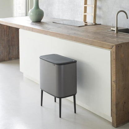 Brabantia Bo Touch Bin Pattumiera a vista Platinum