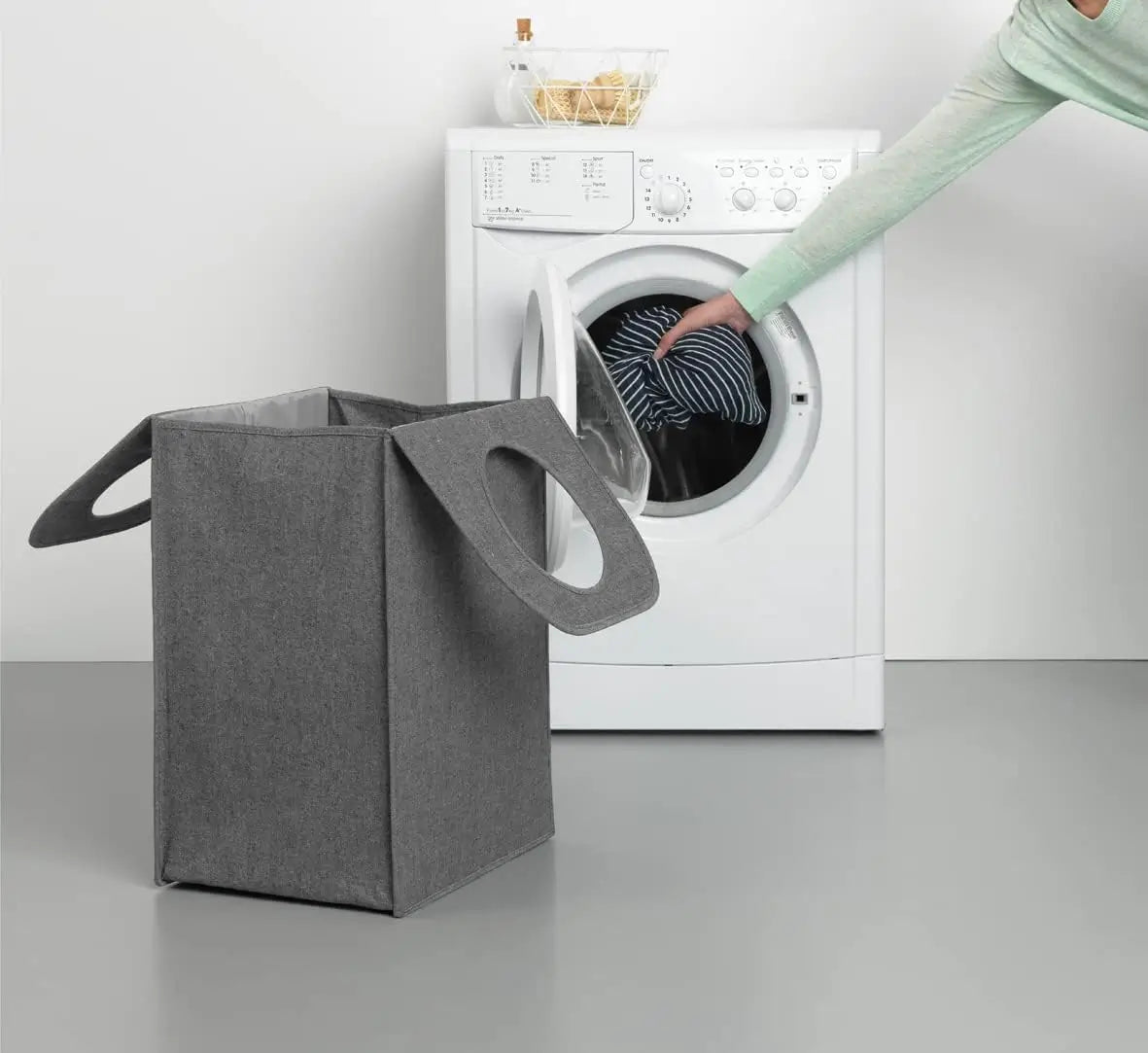 Brabantia  Borsa per Bucato Pepper black - 55 Litri