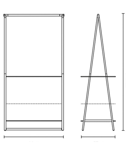 Brabantia Linn Stand Appendiabiti grande Bianco
