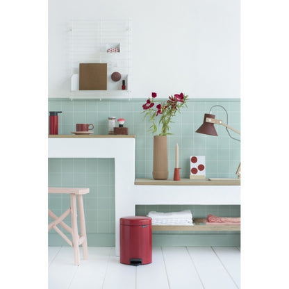 Brabantia New Icon pattumiera a pedale 5L rossa