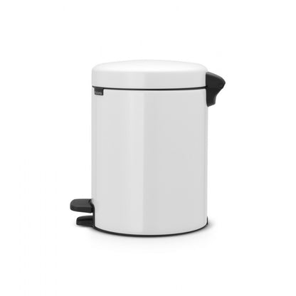 Brabantia New Icon pattumiera a pedale 5L Bianca