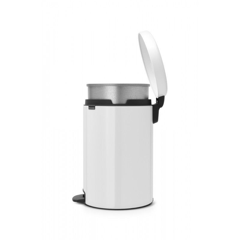 Brabantia New Icon pattumiera a pedale 5L Bianca