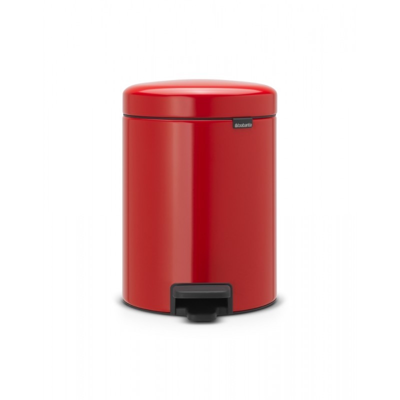 Brabantia New Icon pattumiera a pedale 5L rossa