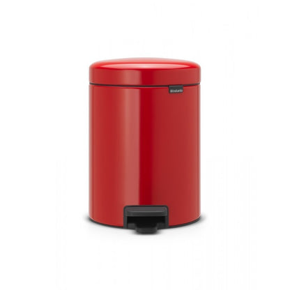Brabantia New Icon pattumiera a pedale 5L rossa