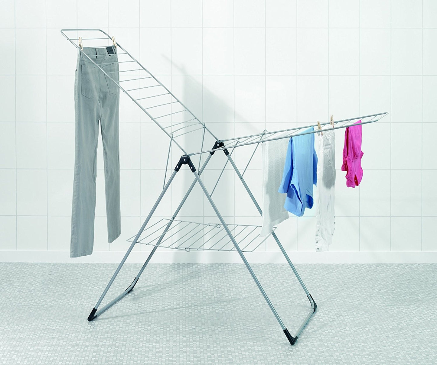 Brabantia T-model stendibiancheria con ali regolabili - Grigio