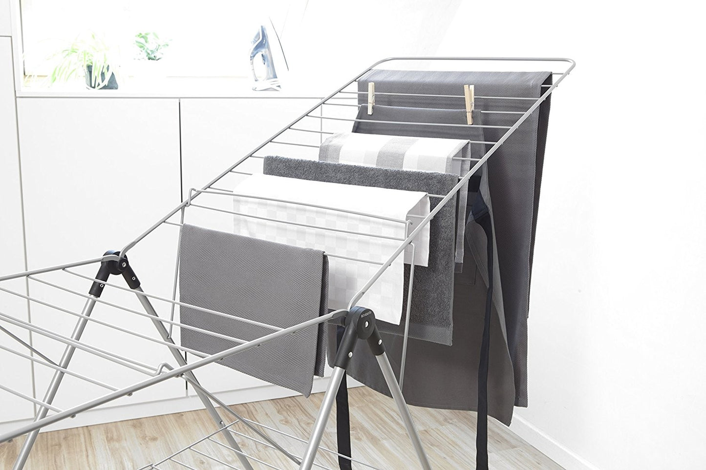 Brabantia T-model stendibiancheria con ali regolabili - Grigio