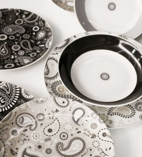 Brandani Shanti Piatto piano Bianco