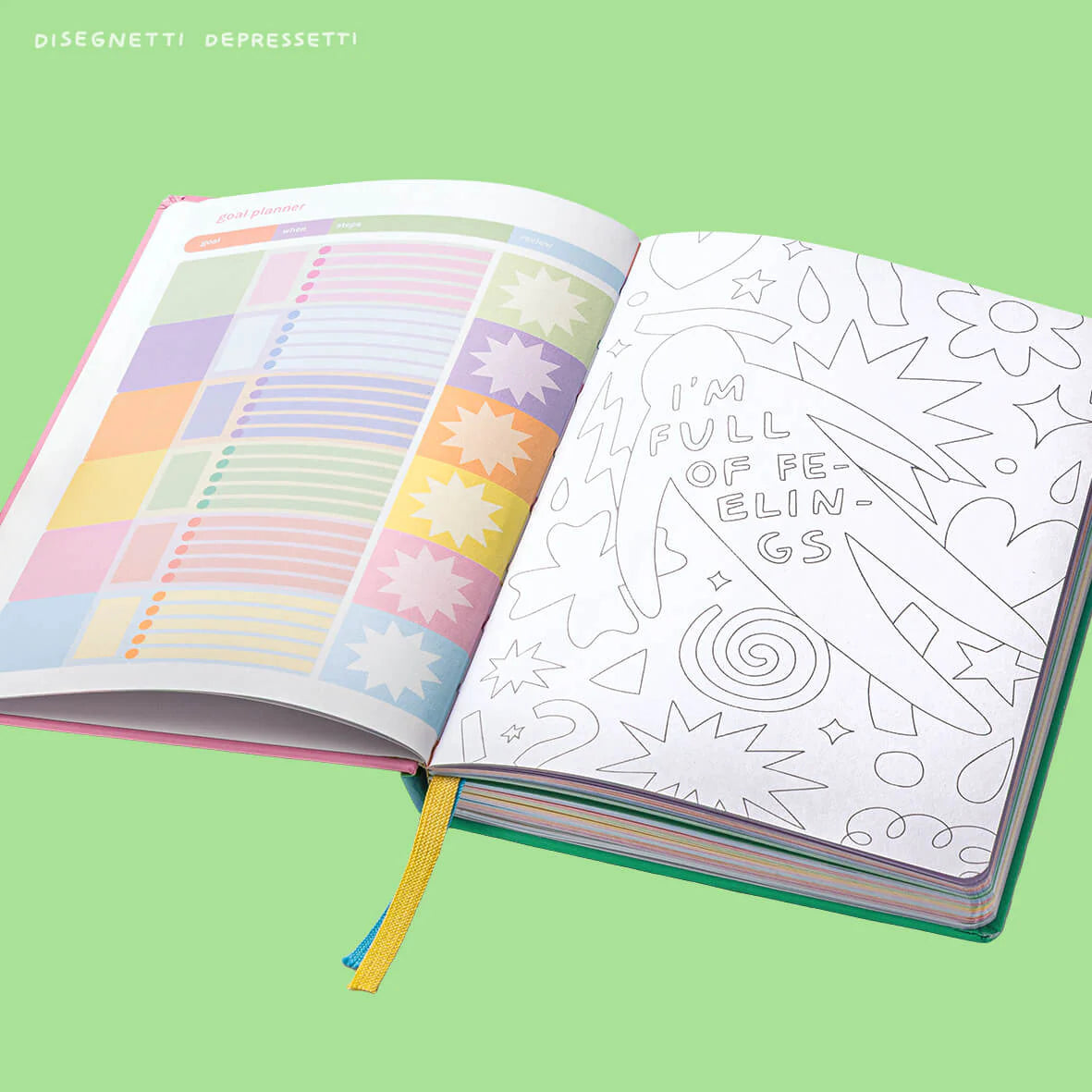 Pagine da colorare Agenda Disegnetti Depressetti 2026-2027