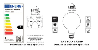 Diverse posizioni del portalampada magnetico sulla lampada Filotto Koso Lucia