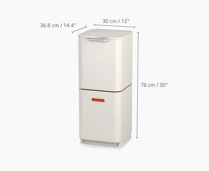 Sistema raccolta differenziata Joseph Joseph Totem Max 40L finitura pietra