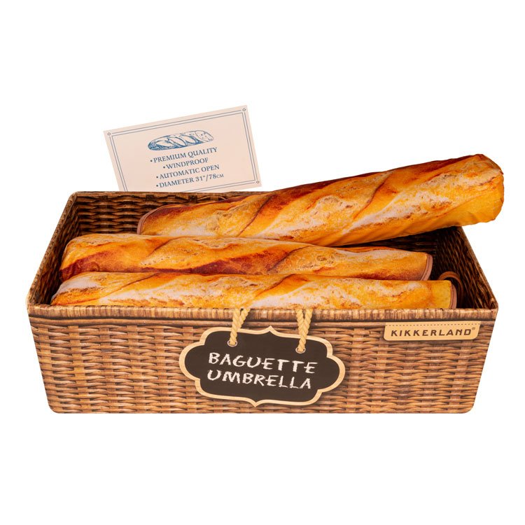  Foto particolare o materiale: Dettaglio del tessuto in poliestere a quadretti dell’ombrello Kikkerland Baguette