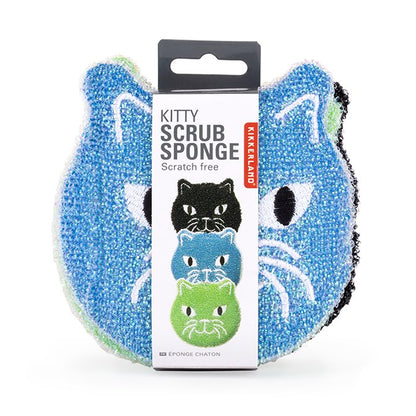1. Kikkerland Cat Sponges set di 3 spugne nella confezione originale