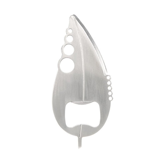 Kikkerland Herb Multi Tool utensile da cucina 5 in 1 in acciaio inox