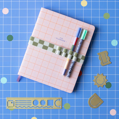 kikkerland Inkerie  Portapenne e fascia porta libri