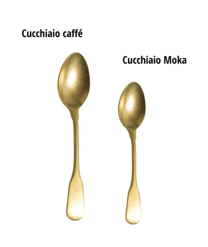 KnIndustrie Brick Lane Finitura Gold Cucchiaino Moka