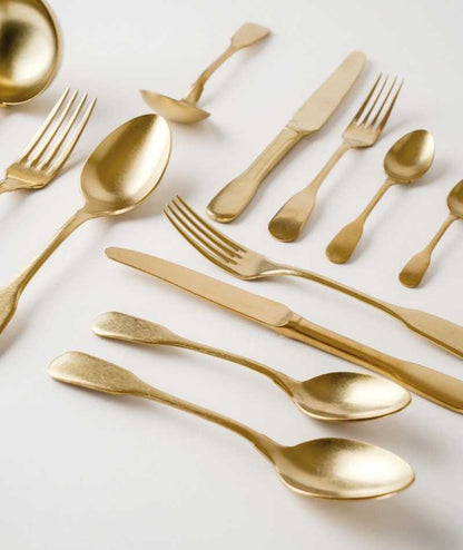 KnIndustrie Brick Lane Finitura Gold Set 24 pz