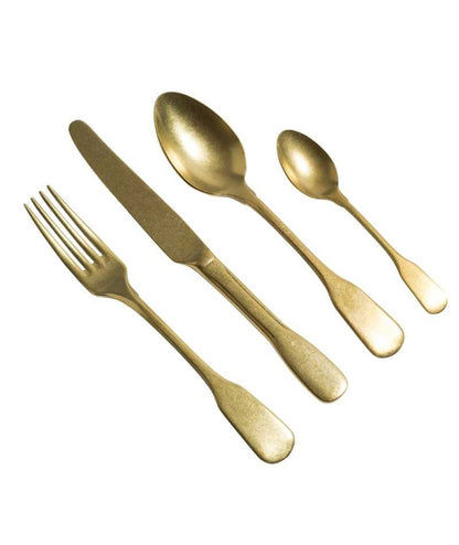 KnIndustrie Brick Lane Finitura Gold Set 24 pz