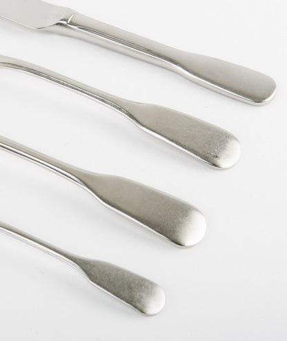 Set 24 posate Brick Lane KnIndustrie acciaio stone washed