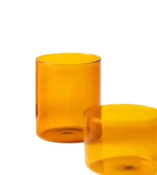 KnIndustrie Lime Line Ambra Collezione di Bicchieri | Set 6 pz