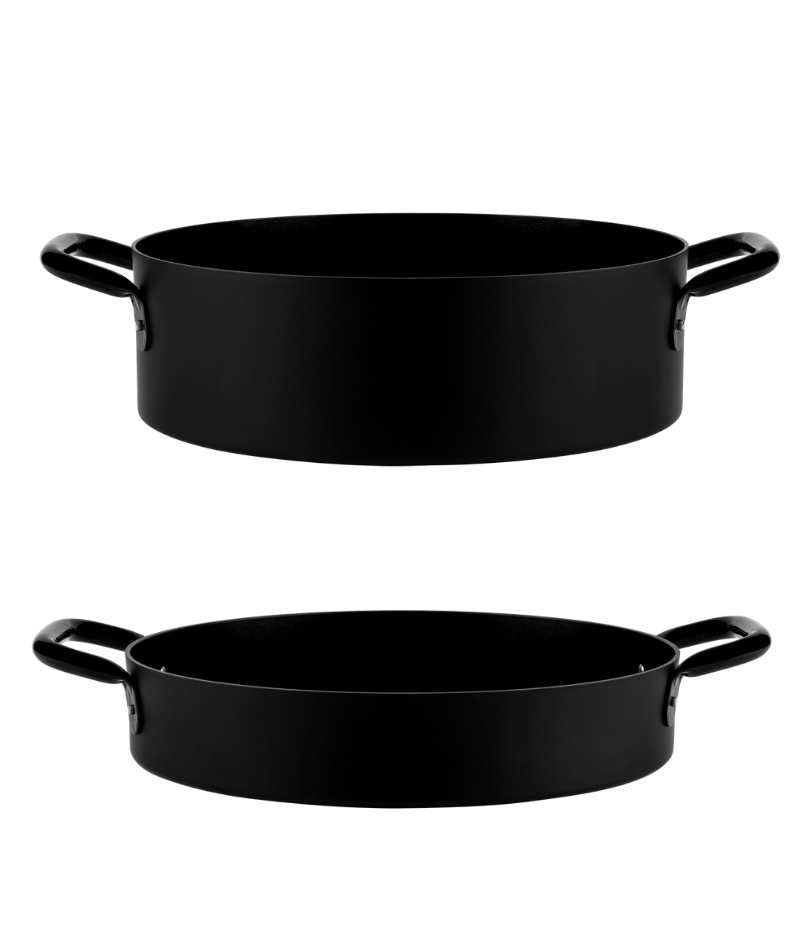 KnIndustrie Eat Big Black Casseruola Alta