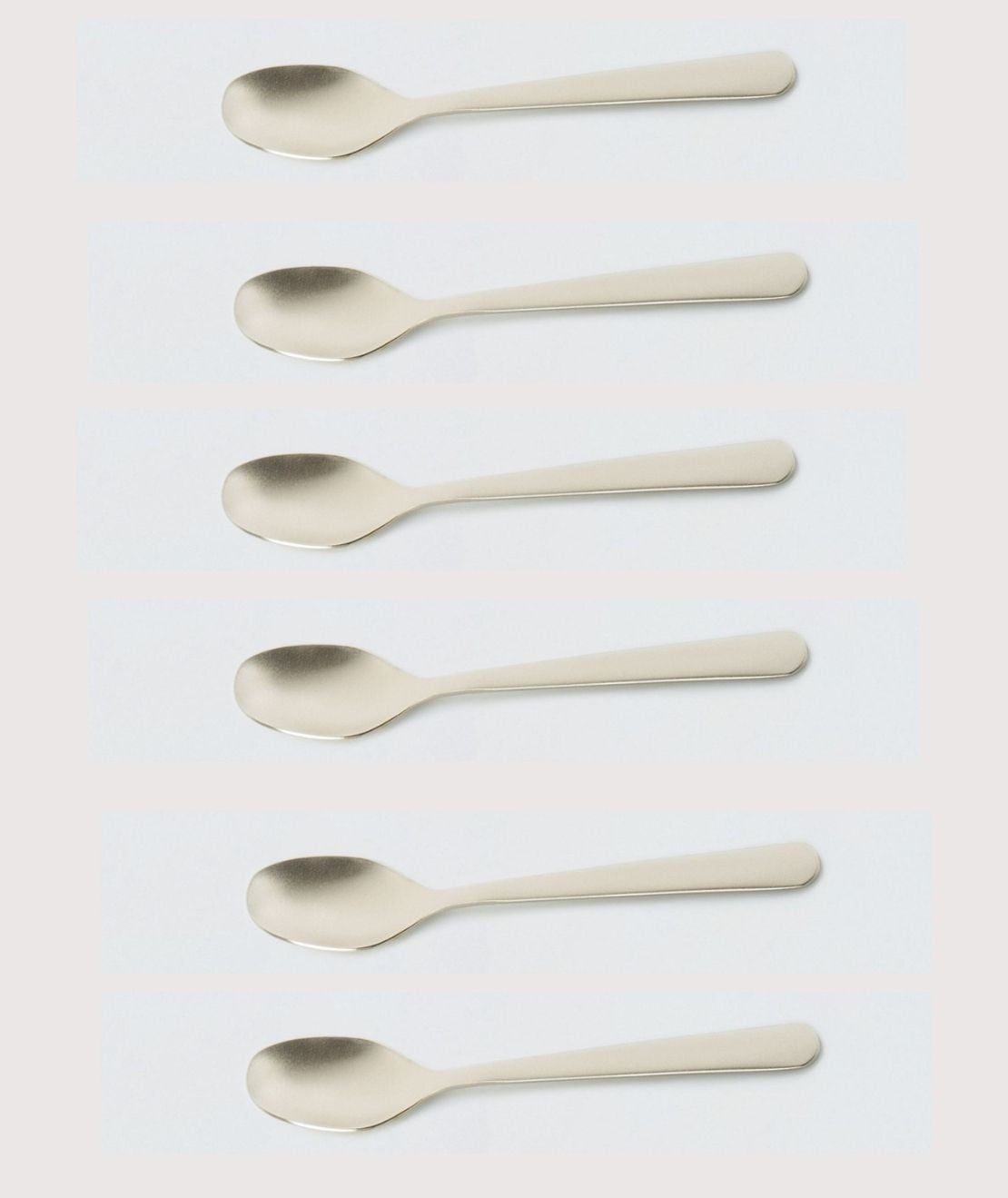 KnIndustrie Foo'D  Finitura Champagne Cucchiaino Moka