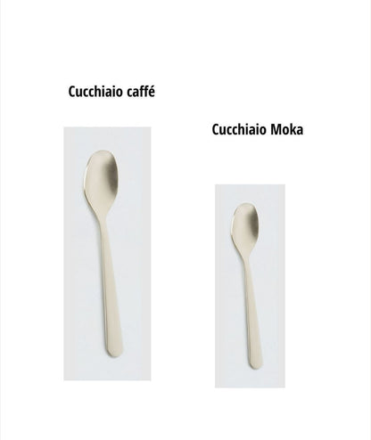 KnIndustrie Foo'D  Finitura Champagne Cucchiaino Moka