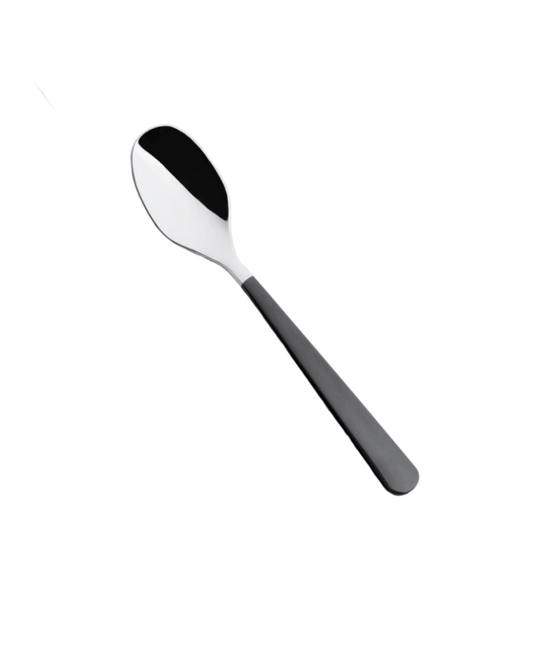 KnIndustrie Foo'D Finitura Manico Nero Cucchiaino Moka