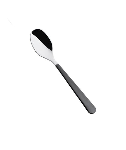 KnIndustrie Foo'D Finitura Manico Nero Cucchiaino Moka