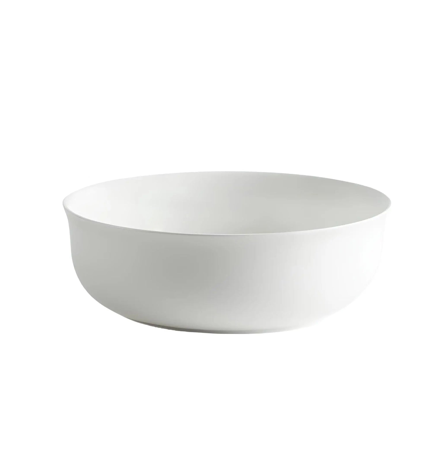 Insalatiera bianca in Fine Bone China Ø 27 cm The Salad Family di KnIndustrie design Matteo Thun