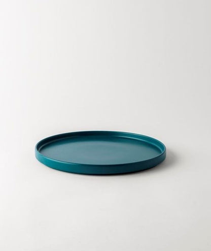 KnIndustrie piatti Lunch Layers Set posto tavola - Petrolio 23 cm